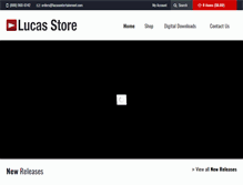 Tablet Screenshot of lucasstore.com